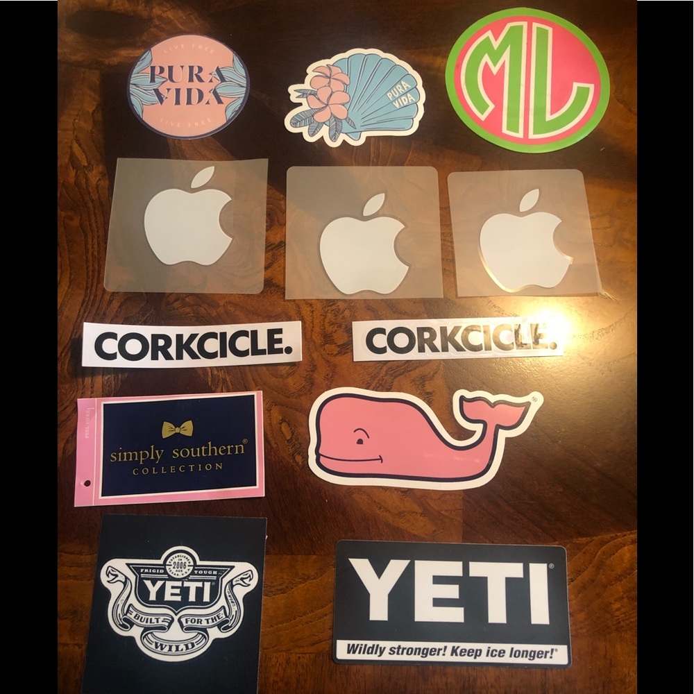 A LOT of cool stickers... new!
